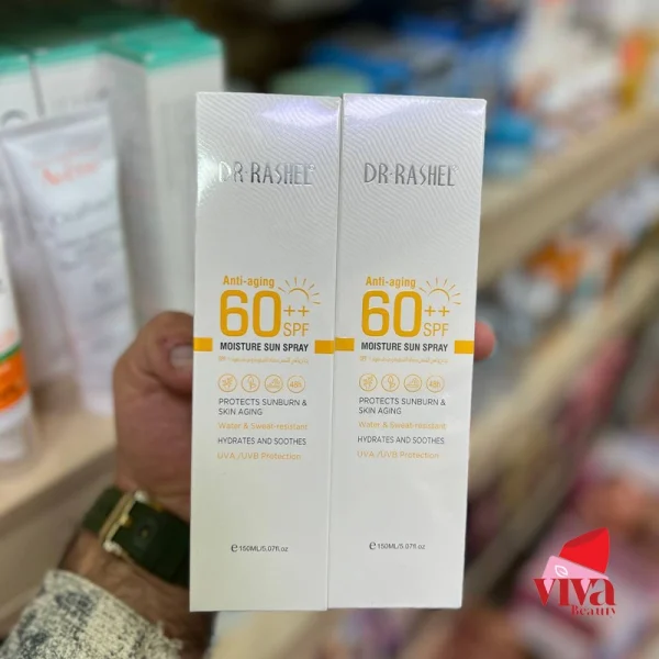 اسپری ضد آفتاب دکتر راشل Dr.rashel SPF 60 |  حجم 150 میل - Image 3