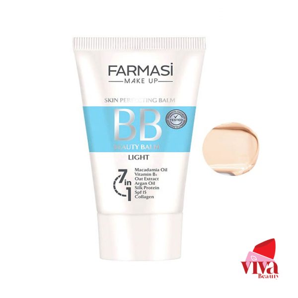کرمپودر بی بی کرم 7in1 با Spf15 مناسب انواع پوست Farmasi | حجم 50 میل - Image 3