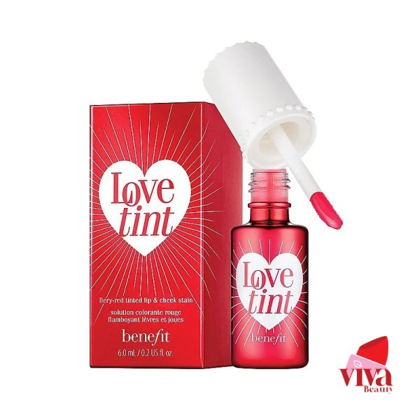 رژگونه و رژلب مایع بنفیت Lovetint برند Benefit | حجم 6 میل - Image 5