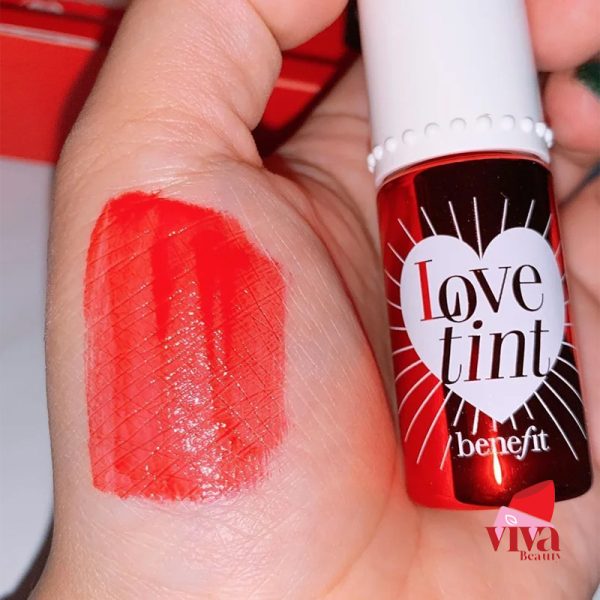رژگونه و رژلب مایع بنفیت Lovetint برند Benefit | حجم 6 میل - Image 6