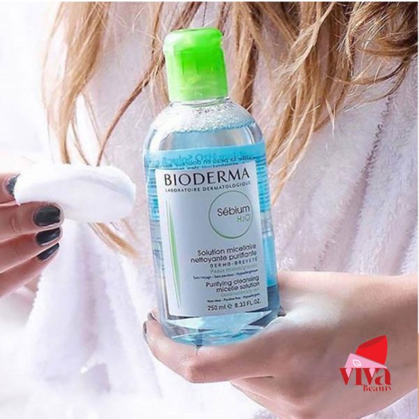 میسلار واتر بایودرما مدل Sebium H2O مناسب پوست چرب و مختلط برند Bioderma | حجم 500 میل - Image 4